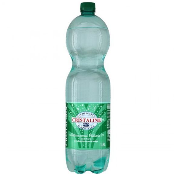 Eau-de-source-Cristaline-Gazeifiee Crystalline Sparkling Spring Water - Image 1